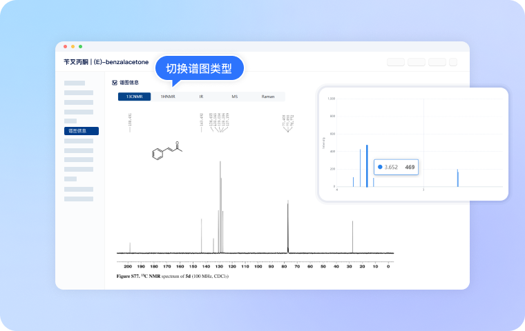 近百万谱图数据，专业事实依据